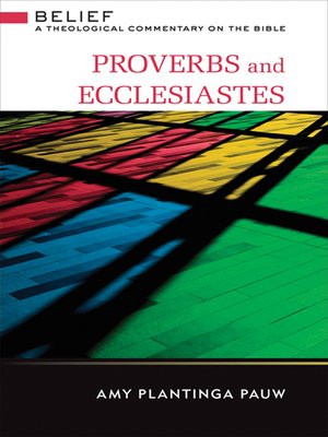 cover image of Proverbs and Ecclesiastes